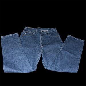 Carhartt Jeans Mens‎ 36x30 Blue Fade Traditional Fit Straight Leg B18 DST